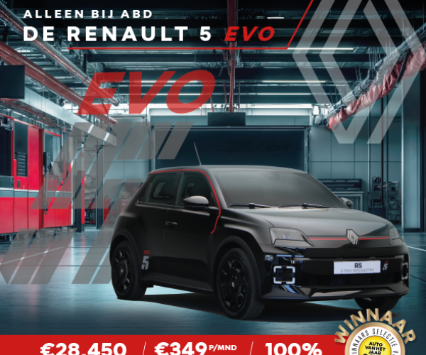 Renault 5 EVO 1010 x 1010 prijs zwart