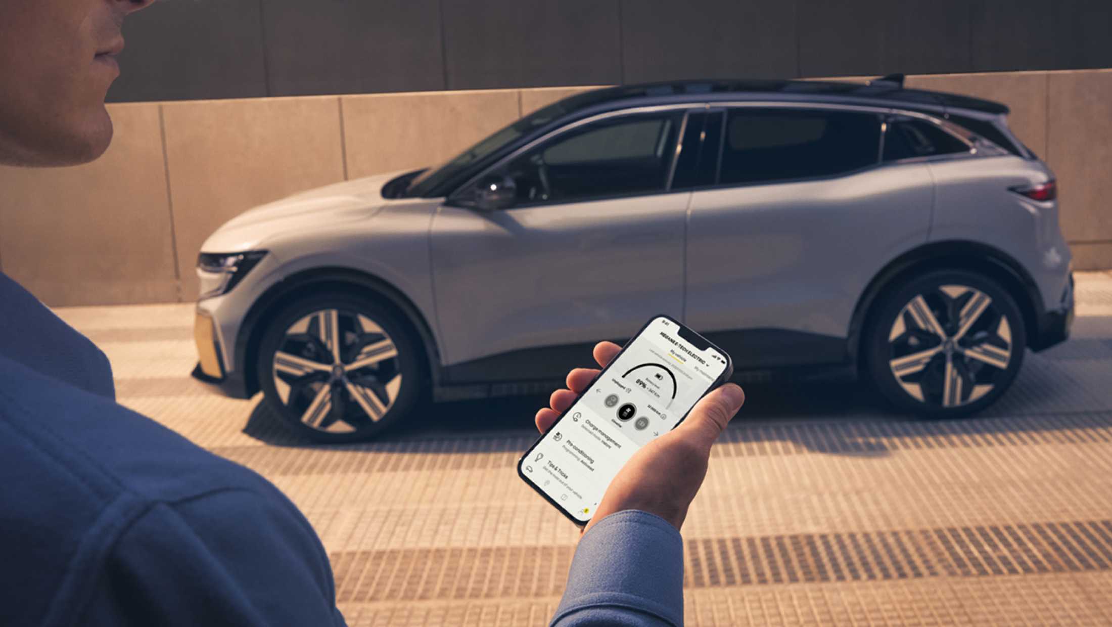 ABD Renault - Renault megane E-TECH Electric - Mobilize Smart Charge app
