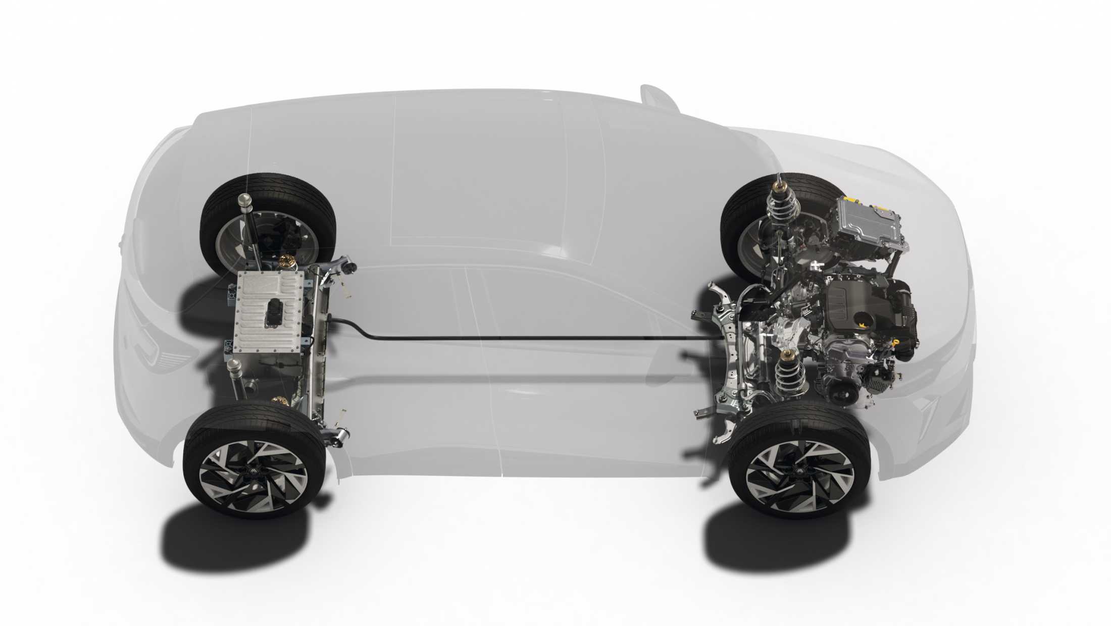 New Captur E-tech tekening