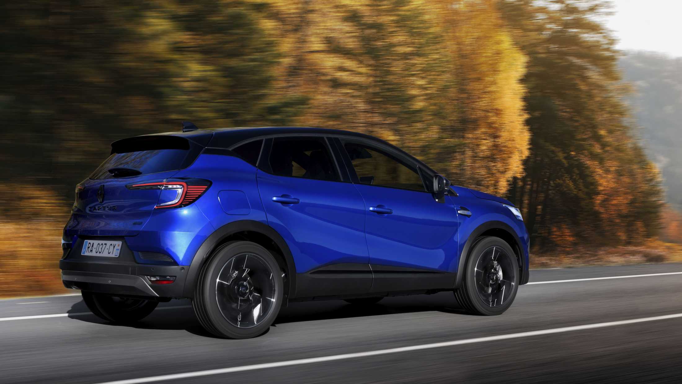 New Renault Captur buitenkant, zijkant achter
