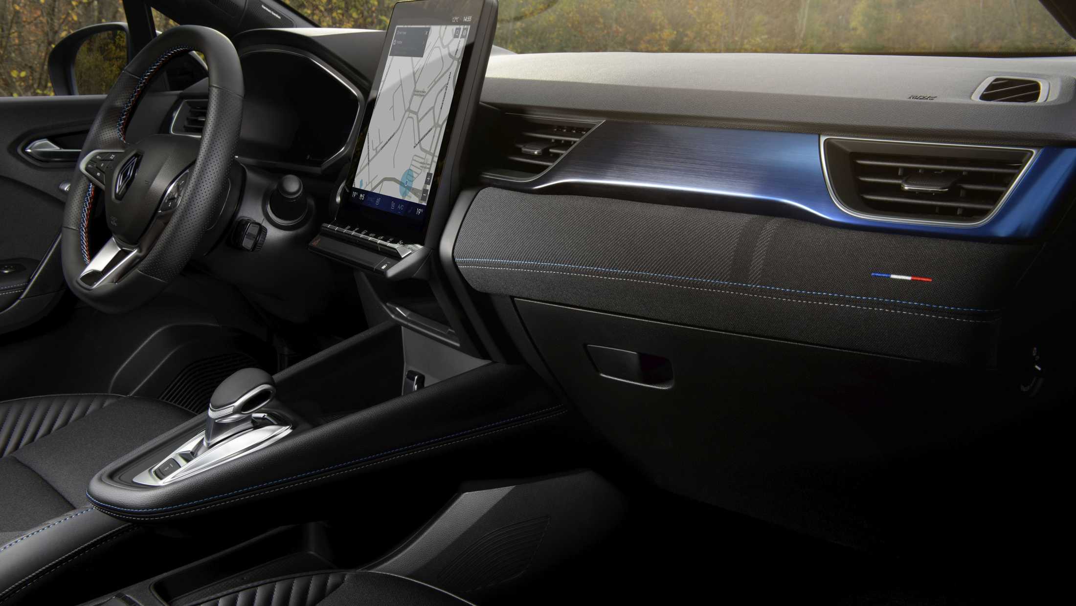 New Captur dashboard zijkant