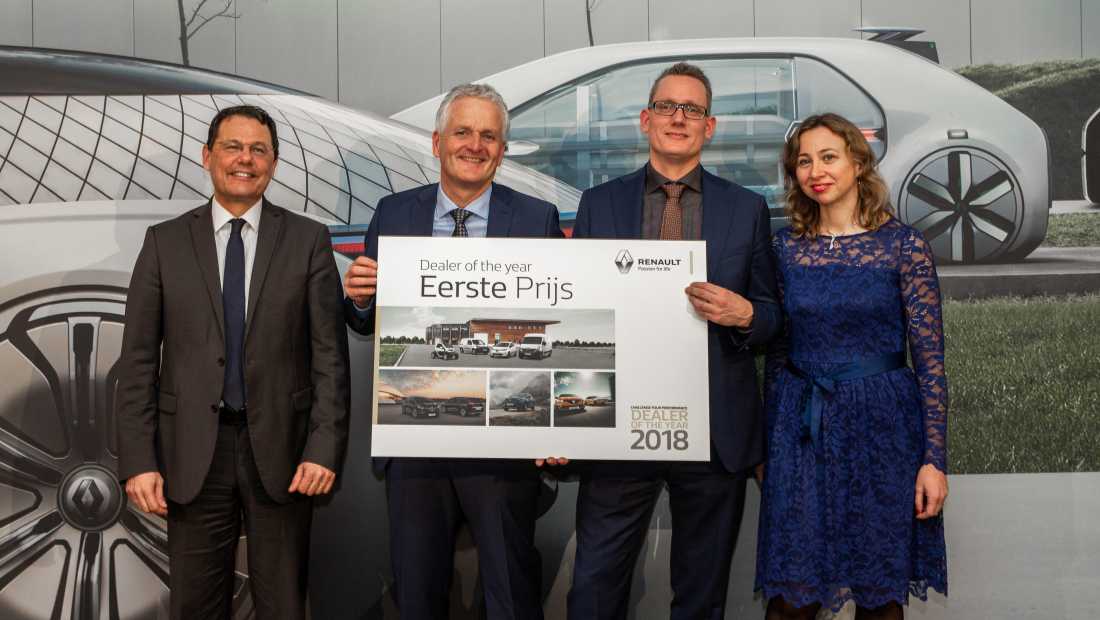 Renault ABD Winnaar Dealer of the Year 2018