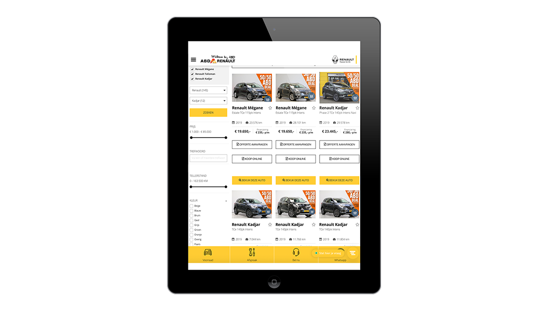 Online auto kopen ABD