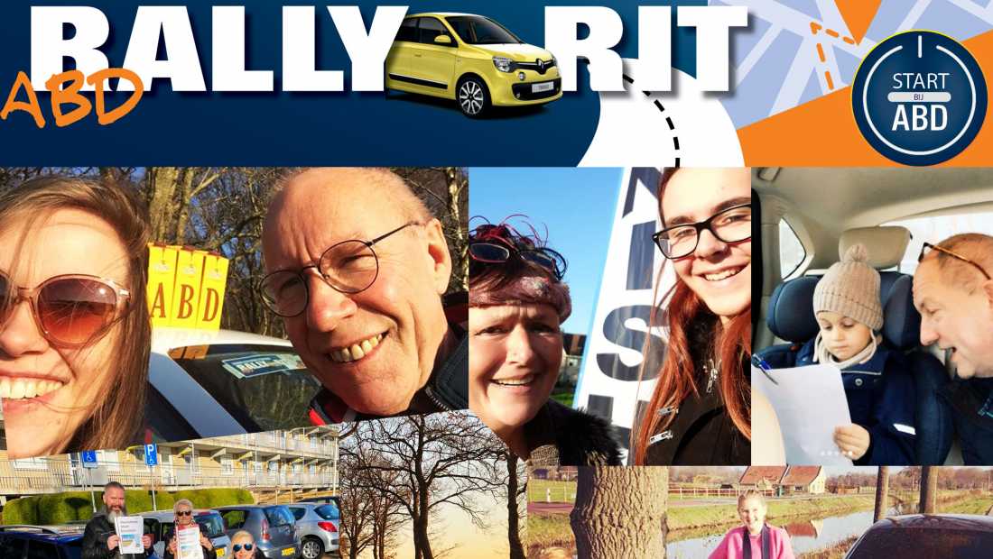 ABD Renault rally rit deelnemers