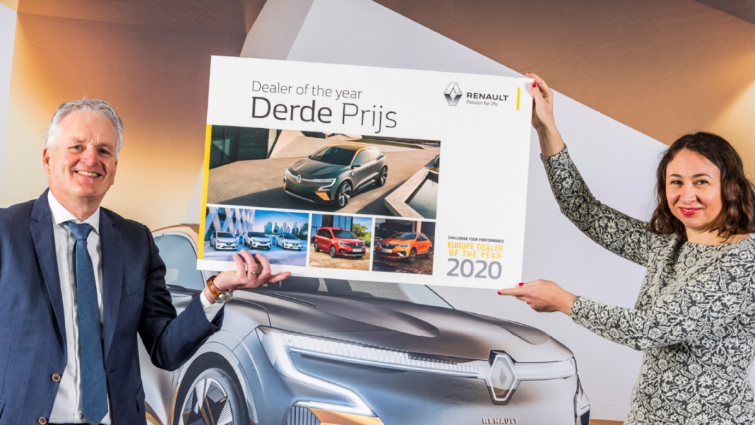 ABD Renault - derde plaats Renault dealer of the year