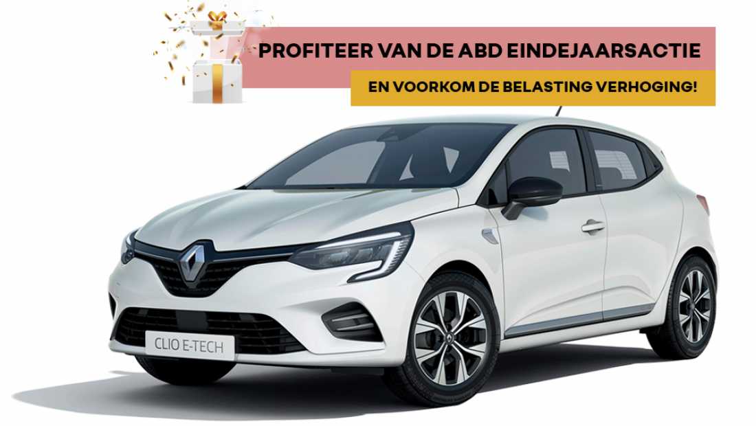 Renault E-tech eindejaarsactie 2021