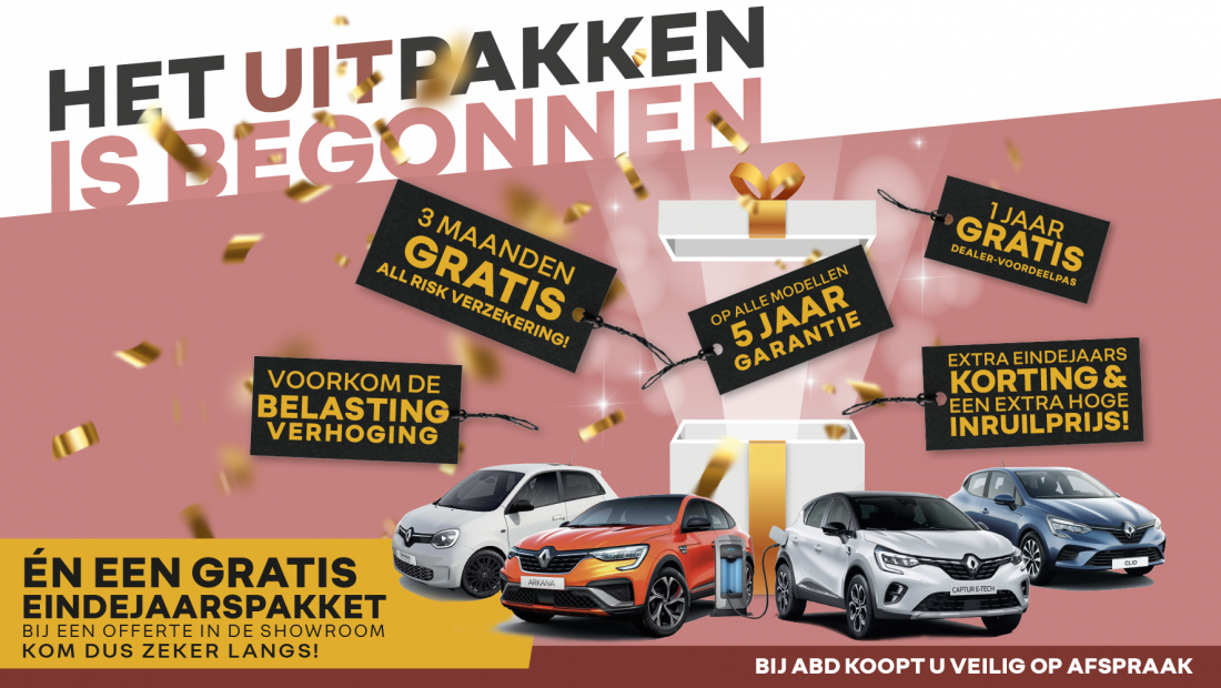 ABD eindejaarsactie renault