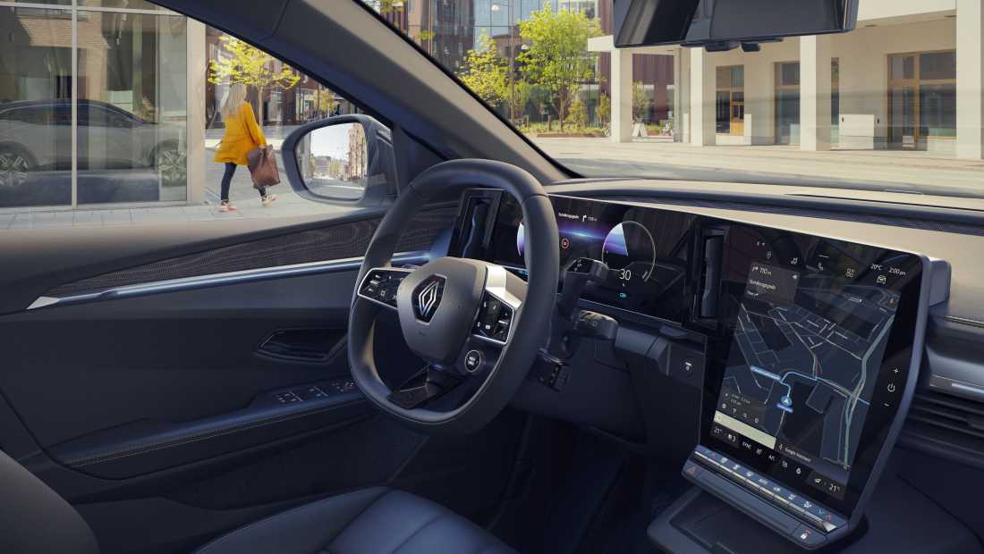 ABD Renault - Nieuwe Renault Mégane E-TECH Electric - Rlink met Google integratie voor stoelvoorkeur en interieurstijl instellingen
