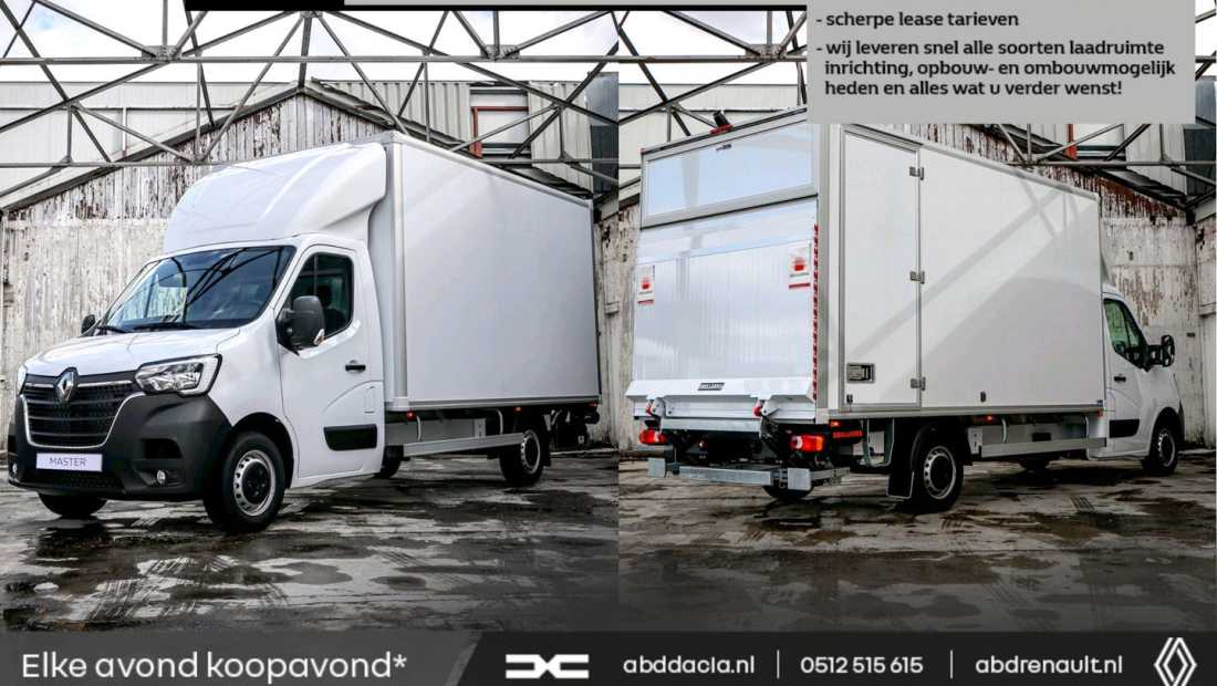 ABD Renault - actie - bedrijfswagens - bak