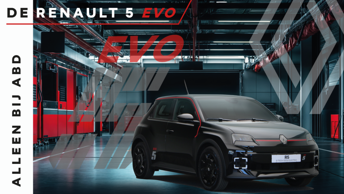 Renault 5 EVO 1100 x 620 zwarte R5 evo