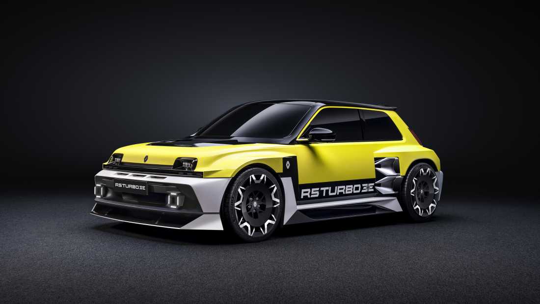 Renault 5 Turbo 3E - zijkant voor
